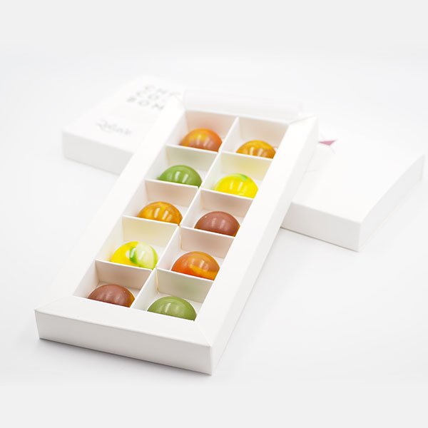 Colección de bombones de navidad