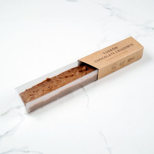 Turrón de chocolate crujiente